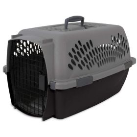 Aspen Pet Porter Kennel Dark Gray and Black - 10 - 20 lbs