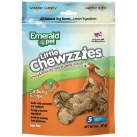 Emerald Pet Little Chewzzies Sft Training Treats Turducky - 5 oz