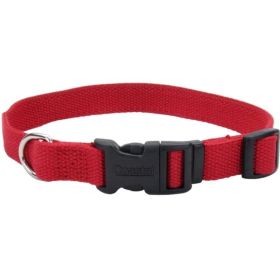 Coastal Pet New Earth Soy Dog Collar Cranberry - 6-8''L x 3/8"W