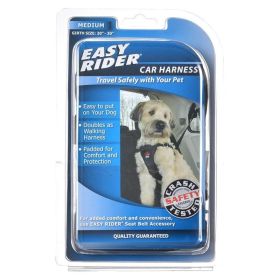 Coastal Pet Easy Rider Car Harness Black Medium Girth 20"-30"