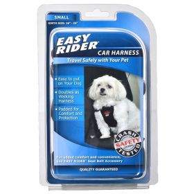 Coastal Pet Easy Rider Car Harness Black Small Girth 16"-24"