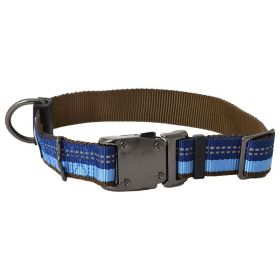 K9 Explorer Sapphire Reflective Adjustable Collar - 12"-18" x 1"