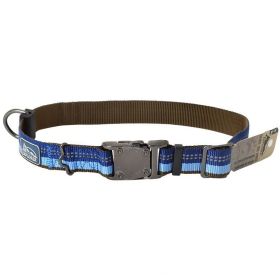 K9 Explorer Sapphire Reflective Adjustable Collar - 18"-26" x 1"
