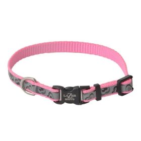 Lazer Brite Hearts Reflective Adjustable Collar - 8"-12" x 3/8"