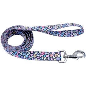 Pet Attire Styles Special Paw Brown Dog Leash - 4' x 5/8"