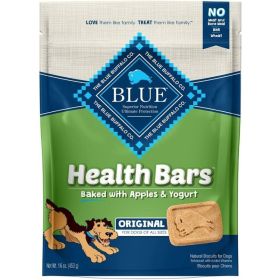 Blue Buffalo Health Bars Dog Biscuits - Apples & Yogurt - 16 oz