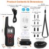 3280FT Dog Training Collar IP67 Waterproof Pet Beep Vibration