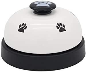 Pet Training Bell Clicker with Non Skid Base, Potty Training Clock (Color: Black)