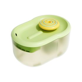 Pet water dispenser, intelligent, automatic circulation filtration (colour: Lollipop water dispenser - green)