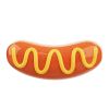 Sausage Dog Chew Toothbrush Squeaky Interactive Toy for Small Medium Large