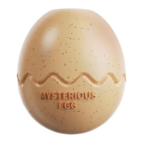 Large Dog Toy Dinosaur Eggs Slow Feeder Chew Release Anxiety Pet Teeth Cleaning (Color: Egg Color)