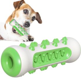 Dog Molar Toothbrush Toys Chew Safe Dental Care Soft Pet Cleaning toy (Color: Upgrade Green)