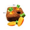 12 Plush Carrots Enrichment Dog Puzzle Toys Hide and Seek Carrot Farm Dog