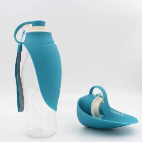 Portable Drinking Fountain Outdoor Drinking Water Tool (Color: Blue)