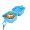 Collapsible Pet Bowl Double Portable Travel Bowl