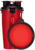 Storage Pet Food and Water Cup Collapsible Water Bowl