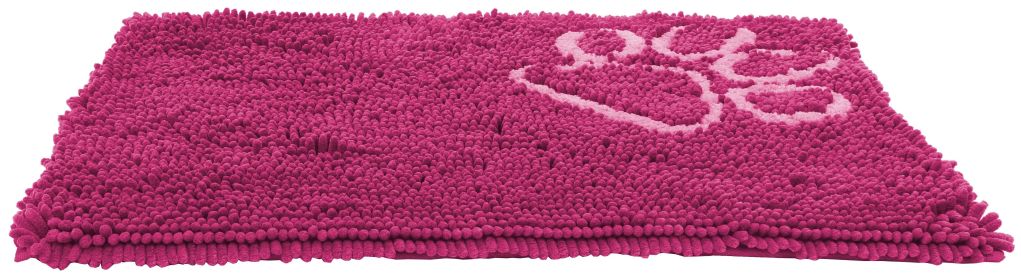 Pet Life Quick-Drying Anti-Skid and Machine Washable Dog Mat (Color: Pink)
