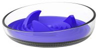 Pet Life 'Cirlicue' Shark Fin Shaped Slow Feeding Pet Bowl