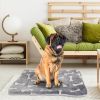 Bed Mat Comfortable Flannel Crate Pad Reversible Cushion Carpet Machine Washable