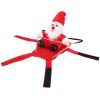 Costume Red for Dog Riding Santa Claus with Bell Clothes New Year Outfit Dress Up