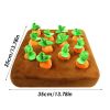 12 Plush Carrots Enrichment Dog Puzzle Toys Hide and Seek Carrot Farm Dog