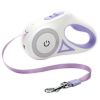 Streamer Led Lights Dog Automatic Nylon Leads Premium Walking Leads Traction Rope
