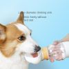portable bottle dog walking water pet drinking water dispenser