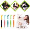 Three Sided Pet Toothbrush Cleaning Dog Brush Bad Breath Teeth Care Tool