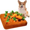 12 Plush Carrots Enrichment Dog Puzzle Toys Hide and Seek Carrot Farm Dog