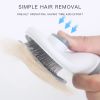 Pet Comb Stainless Steel Needle Comb Dog Hair Removal Floating Hair Cleaning Brush