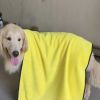 New coral velvet pet dry towel dog bath towel soft pet bath towel