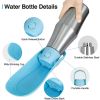 25OZ Portable Dog Water Bottle Stainless Steel Water Dispenser Leak-Proof Design