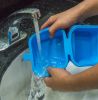 Collapsible Pet Bowl Double Portable Travel Bowl