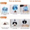31.5in Pet Pooper Scooper Foldable Waste Pick Up Rake