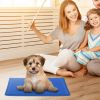 Pet Dog Cooling Mat Pressure Activated Gel Cooling Mat Pad Cooling Bed Mats Portable L Size