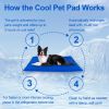 Dog Cooling Mat, Pet Cooling Mat for Dogs, Pressure Activated Dog Cooling Pad