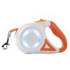 Retractable Extendable Dog Walking Leash with Flashlight Light, Waste Bag Dispenser