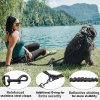 Hands Free Leash for Medium and Large Dogs - Dual Handle Waist Leash with Reflective Bungee