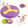 Pet Flying Disc Toy Dog Flying Saucer Indestructible Training Toy Interactive Toy
