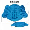 Lick Mat for Dogs Slow Feeder Bowl, Pet Lick Mat for Anxiety, Use in Shower & Bath with Suction Cup