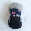 Pet Booties Set, 4 PCS Snow Shoes, Skid-Proof Anti Slip Sole Paw Protector with Zipper