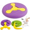 Pet Flying Disc Toy Dog Flying Saucer Indestructible Training Toy Interactive Toy