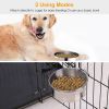 Stainless Steel Dog Bowl Pets Hanging Food Detachable Cage Bowl