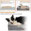 Pet Dog Bed Soft Warm Plush Removable Washable Cover Waterproof For Small Medium