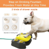 Dog Sprinkler Canine Water Easy Paw Activated 2 Aqua Outlet Modes Hose Dispenser