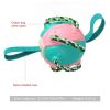 Dog Soccer Ball Interactive Pet Toys Ball Molar Toy Outdoor Training Ball