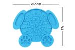 Dog Lick Mat for Anxiety Dog Lick Pad Feeder Lick Mat Wall-Mount Alternative for Slow Feeders