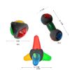 Pet Rubber Bouncing, Dog Chew, Light up Ball Squeaky, Bite Resistant Irregular Shape Toy